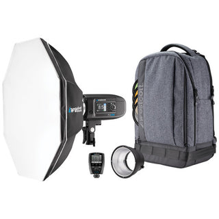 Westcott 1-Light Backpack Kit with Wireless Trigger and Rapid Box Switch Octa-S