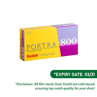 Kodak 5-120 PORTRA 800 PROF FILM WW (Expired)