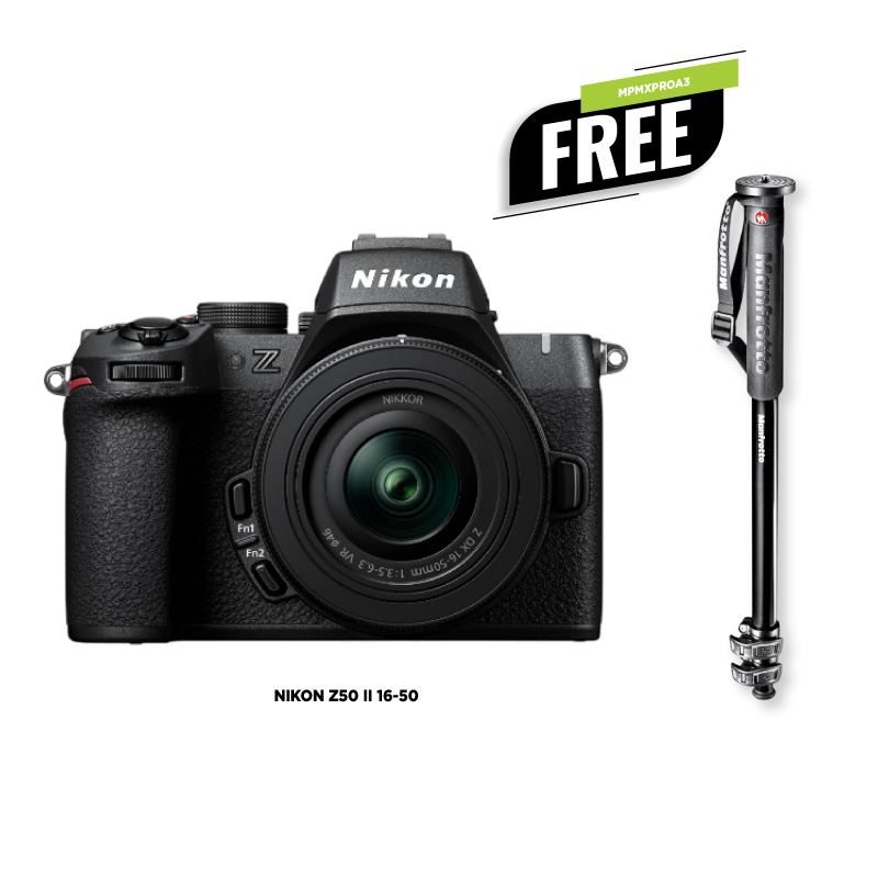 Nikon Z50II NIKKOR Z DX 16-50MM VR Manfrotto Xpro