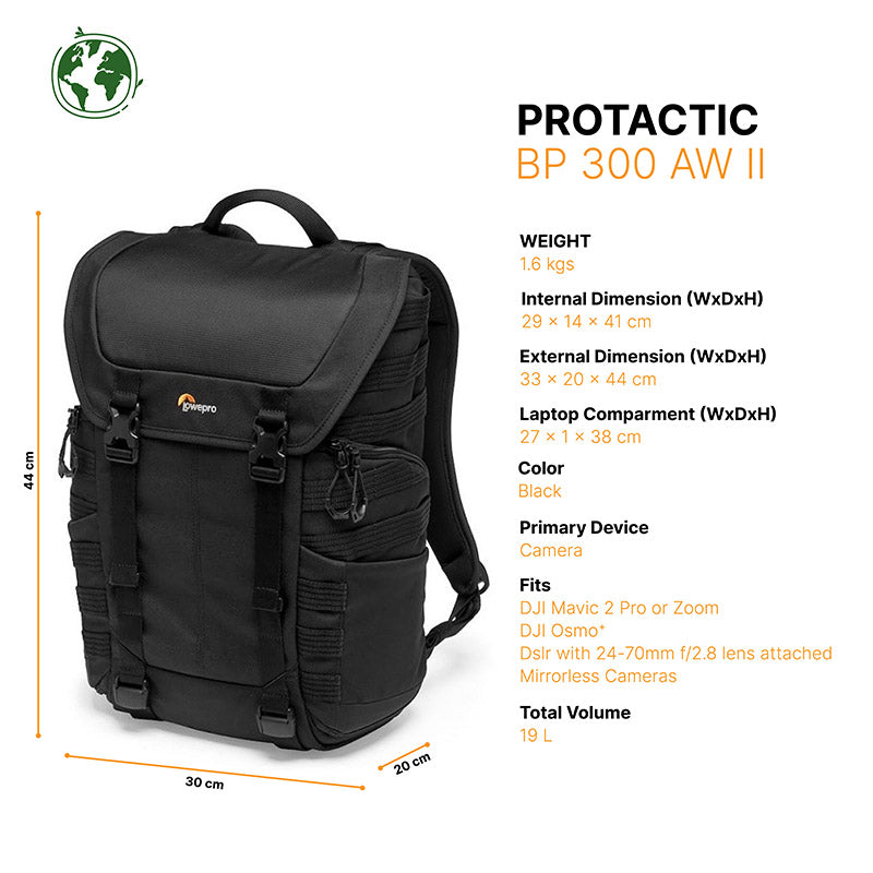 ProTactic BP 300 AW II (Black) - Main Image