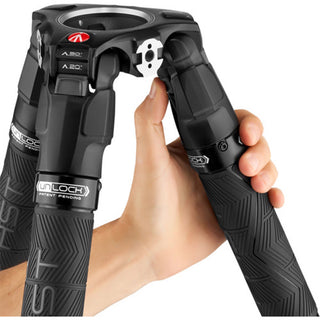 Manfrotto Nitrotech 612 series with 635 FAST Single Leg Carbon Fiber Tripod