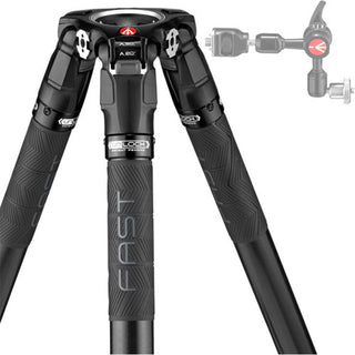 Manfrotto Nitrotech 612 series with 635 FAST Single Leg Carbon Fiber Tripod