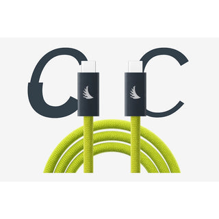 USB-C 3.2 Solid Flex™ Tether Cable Lime 4.5 m | 14.8 ft