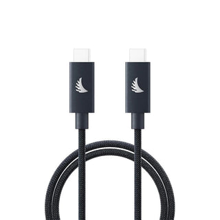 USB-C 4.0 Solid Flex™ Cable Blue Gray 32 cm | 1 ft