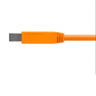 TetherPro USB 3.0 to Micro-B Right Angle, 1' (30cm), High-Visibility Orange