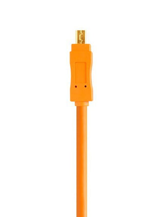 TetherPro USB 2.0 to Mini-B 5-Pin, 6' (1.8m), High-Visibility Orange