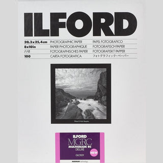 Ilford Photo MULTIGRADE RC DELUXE GLOSSY SHEETS- 100