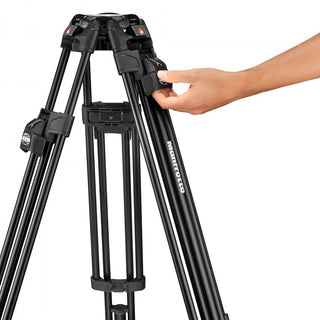 Manfrotto Nitrotech 608 series with 645 Fast Twin Alu Tripod